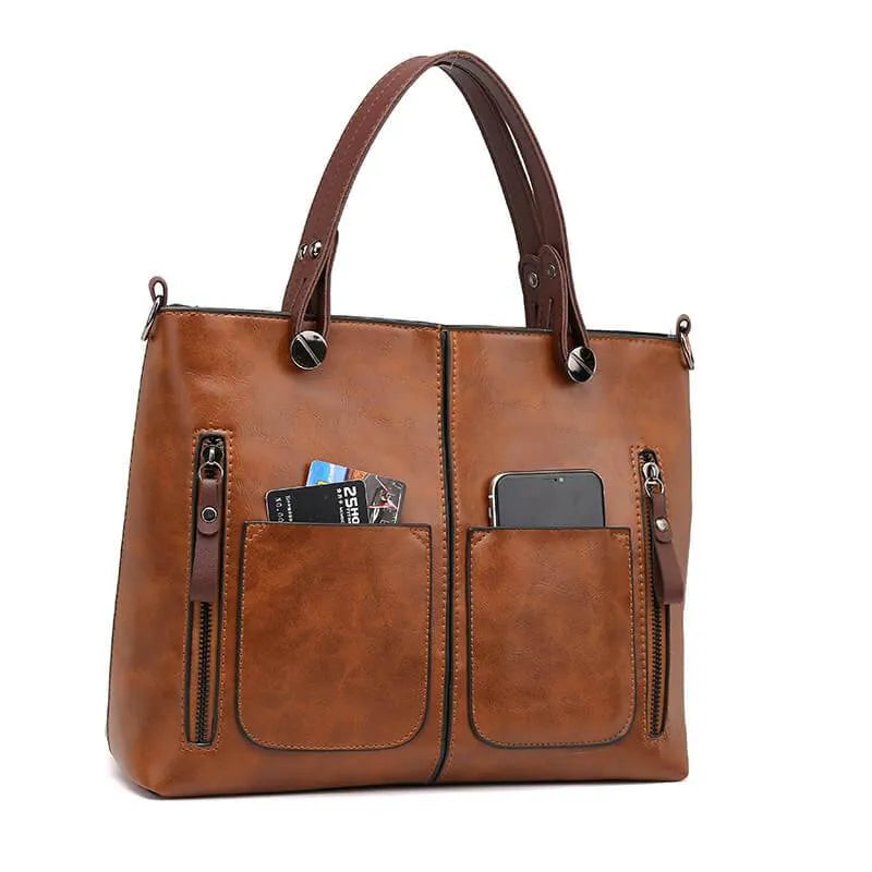 Poppy | Leather shoulder bag