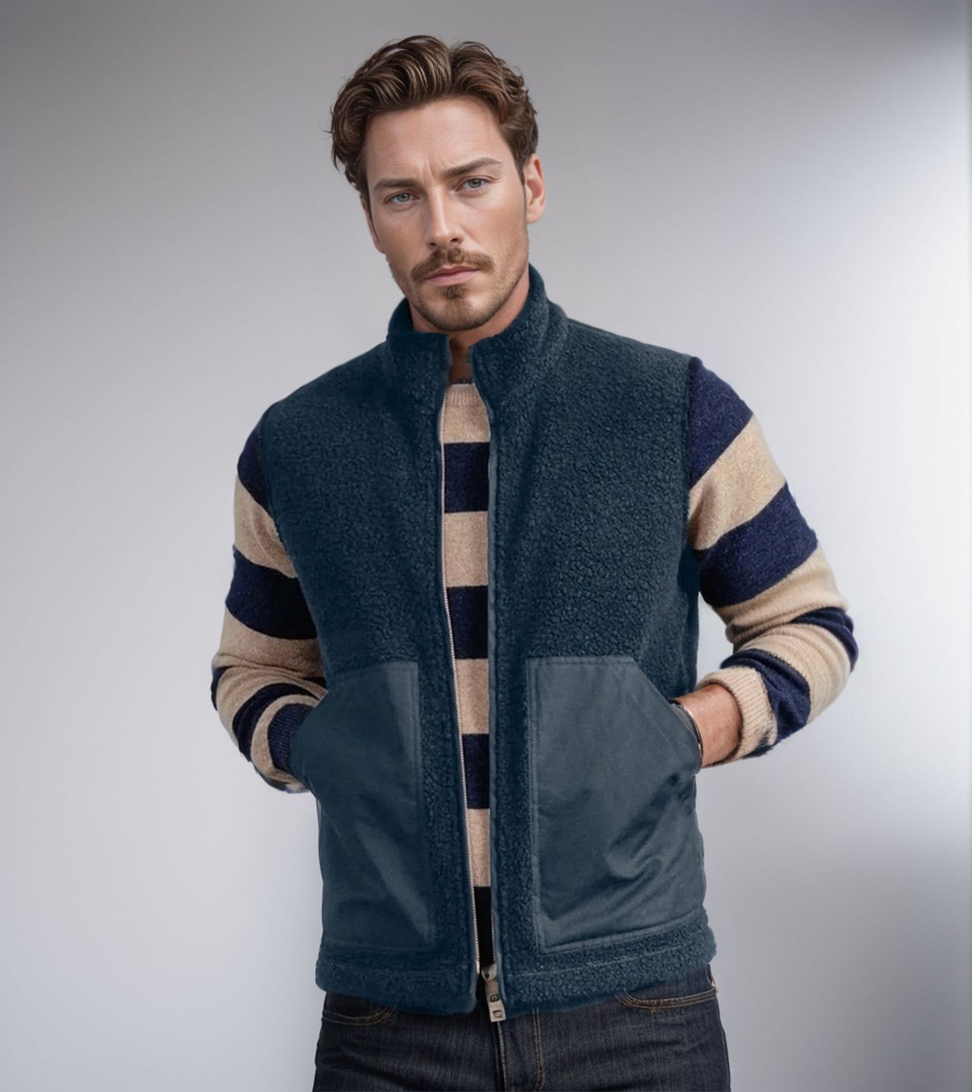 Gilet "Avventura" in Pile