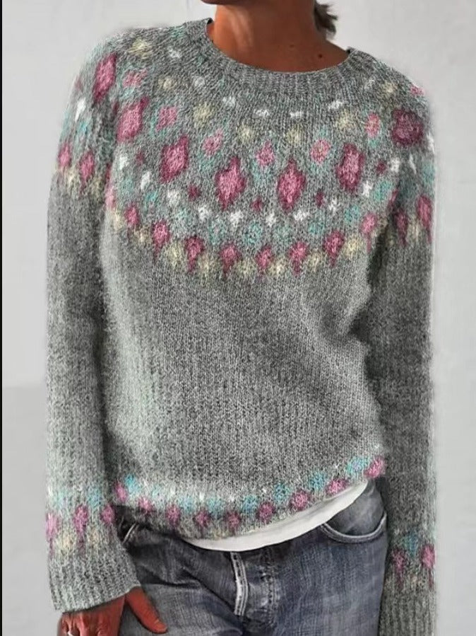 MAGLIONE REGINA CON MOTIVO A ONDE RETRÒ