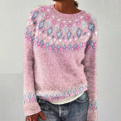 MAGLIONE REGINA CON MOTIVO A ONDE RETRÒ