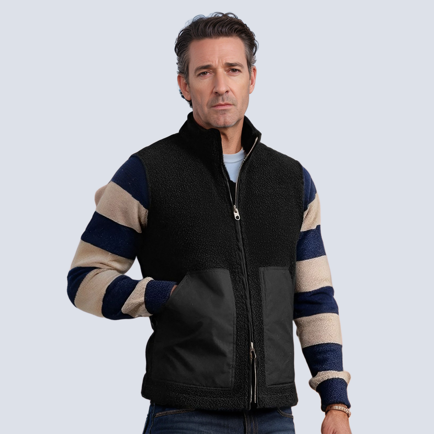 Gilet "Avventura" in Pile