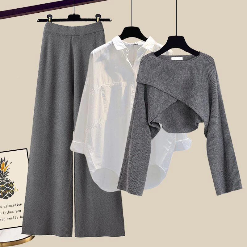Mia™ - Comodo e morbido set a tre pezzi con maniche lunghe