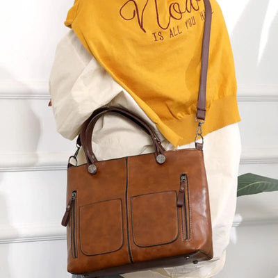 Poppy | Leather shoulder bag