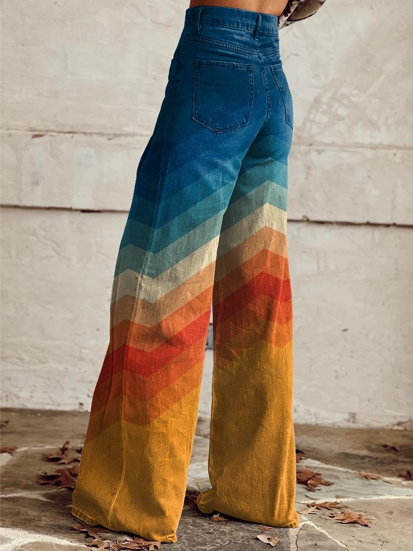 Marise | Pantaloni retro a gamba larga