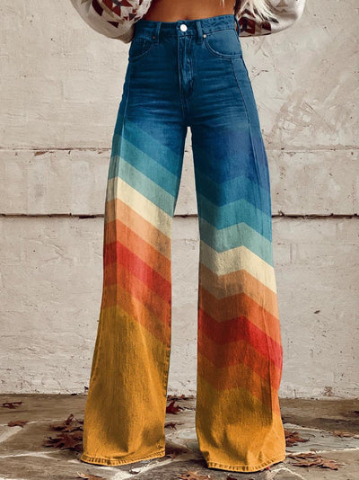 Marise | Pantaloni retro a gamba larga